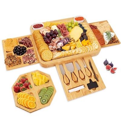 Bamboo Cheese и Cracker Tray Boards